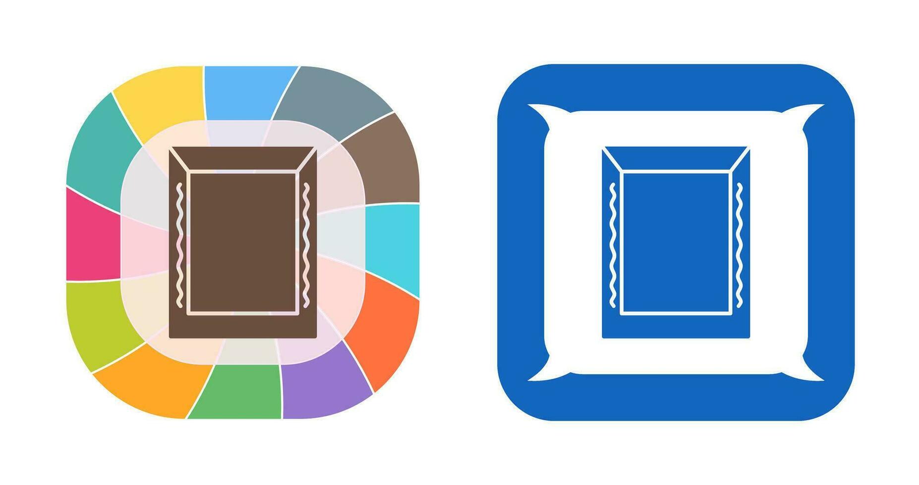 Unique Frame Vector Icon