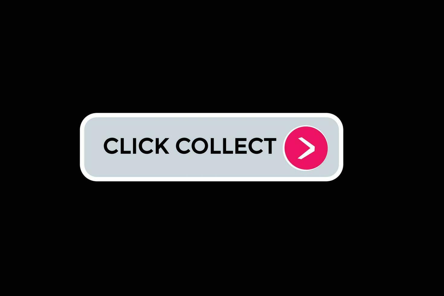new click collect modern, website, click button, level, sign, speech, bubble  banner, vector
