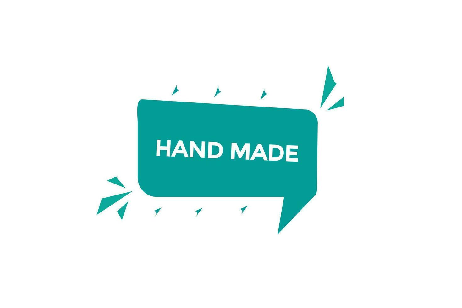 new hand made modern, website, click button, level, sign, speech, bubble  banner, vector