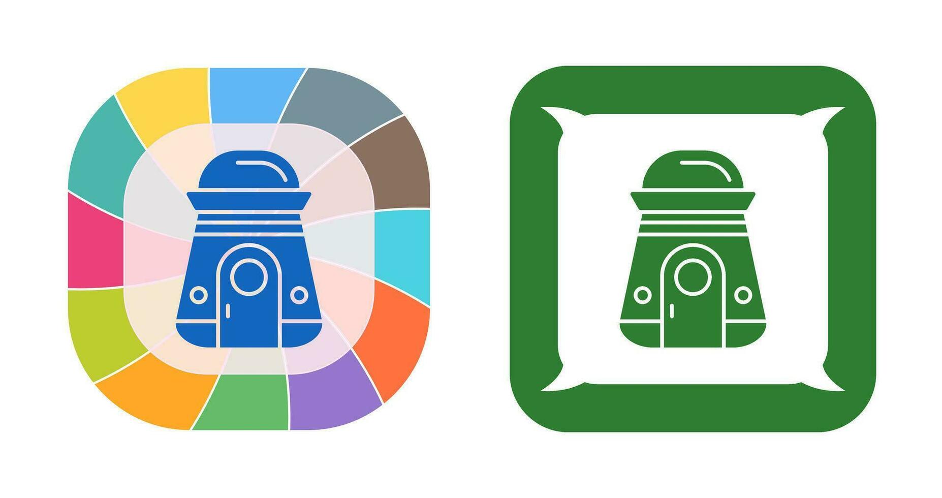 Space Capsule Vector Icon