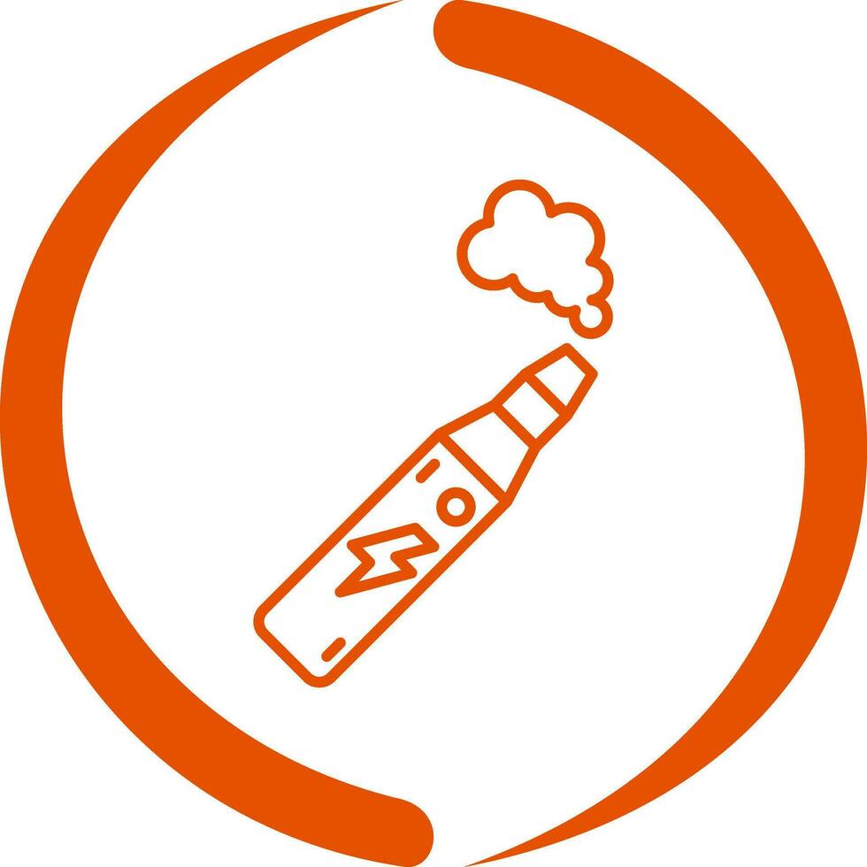 Electronic Cigarette Vector Icon