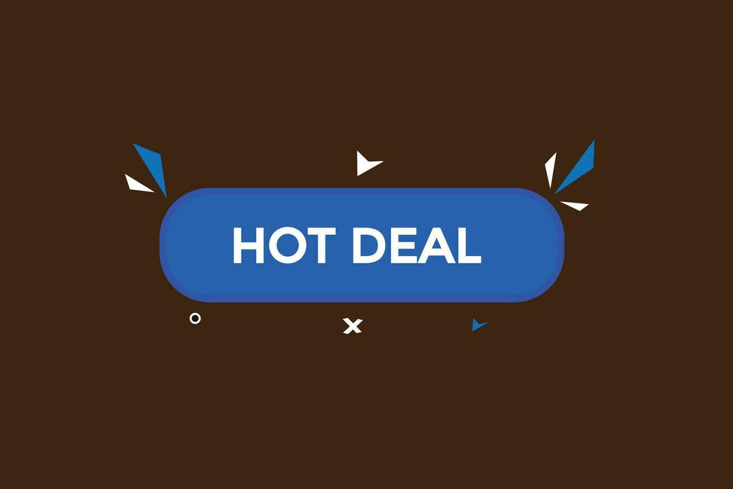 new hot deal modern, website, click button, level, sign, speech, bubble  banner, vector