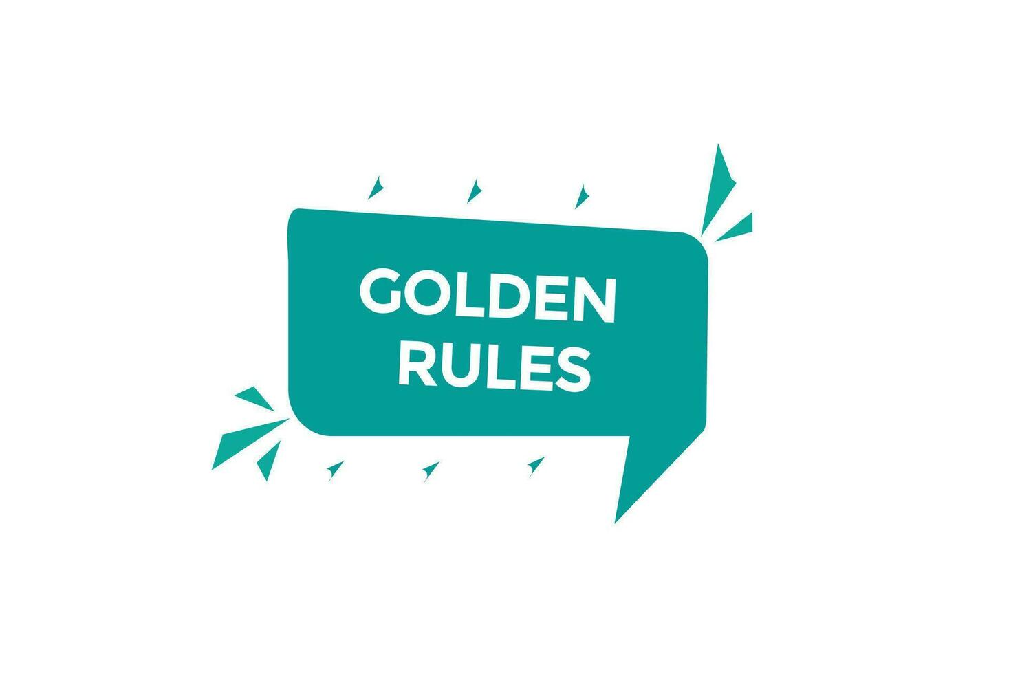 new golden rules modern, website, click button, level, sign, speech, bubble  banner, vector