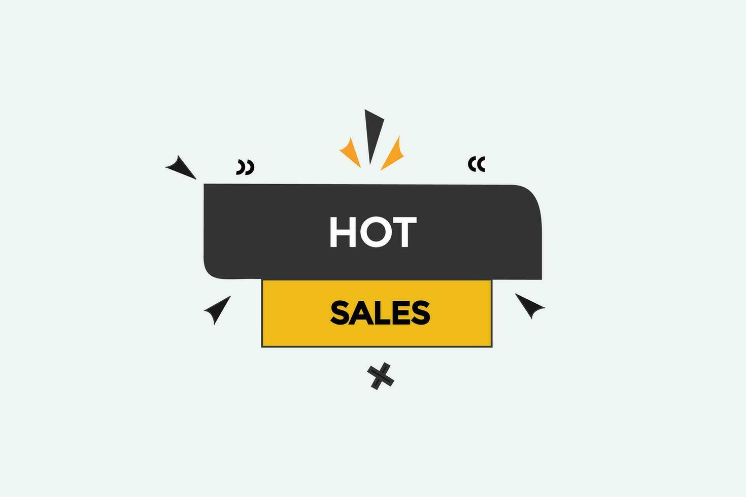 new hot sales modern, website, click button, level, sign, speech, bubble  banner, vector