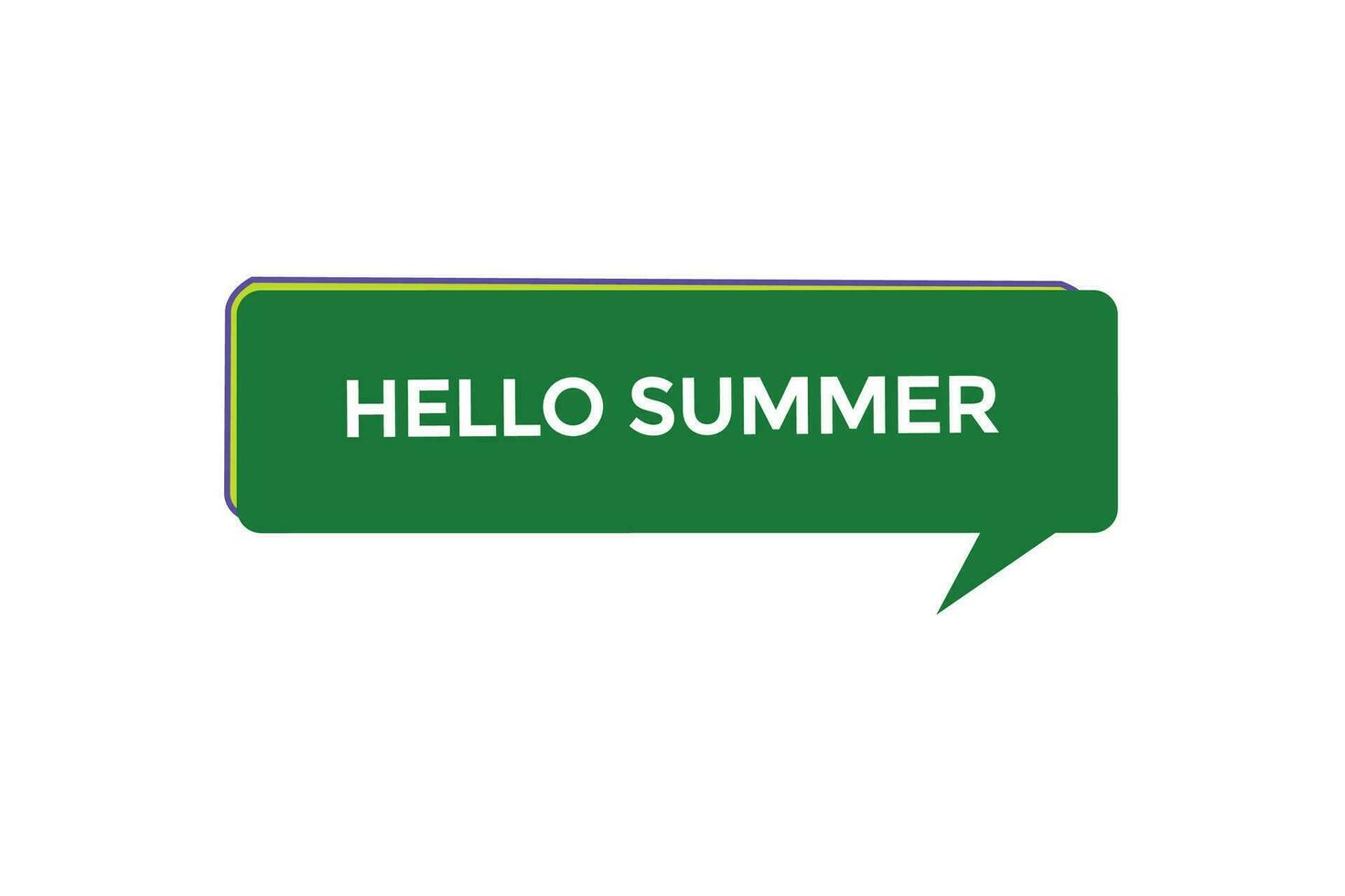 new hello summer modern, website, click button, level, sign, speech, bubble  banner, vector