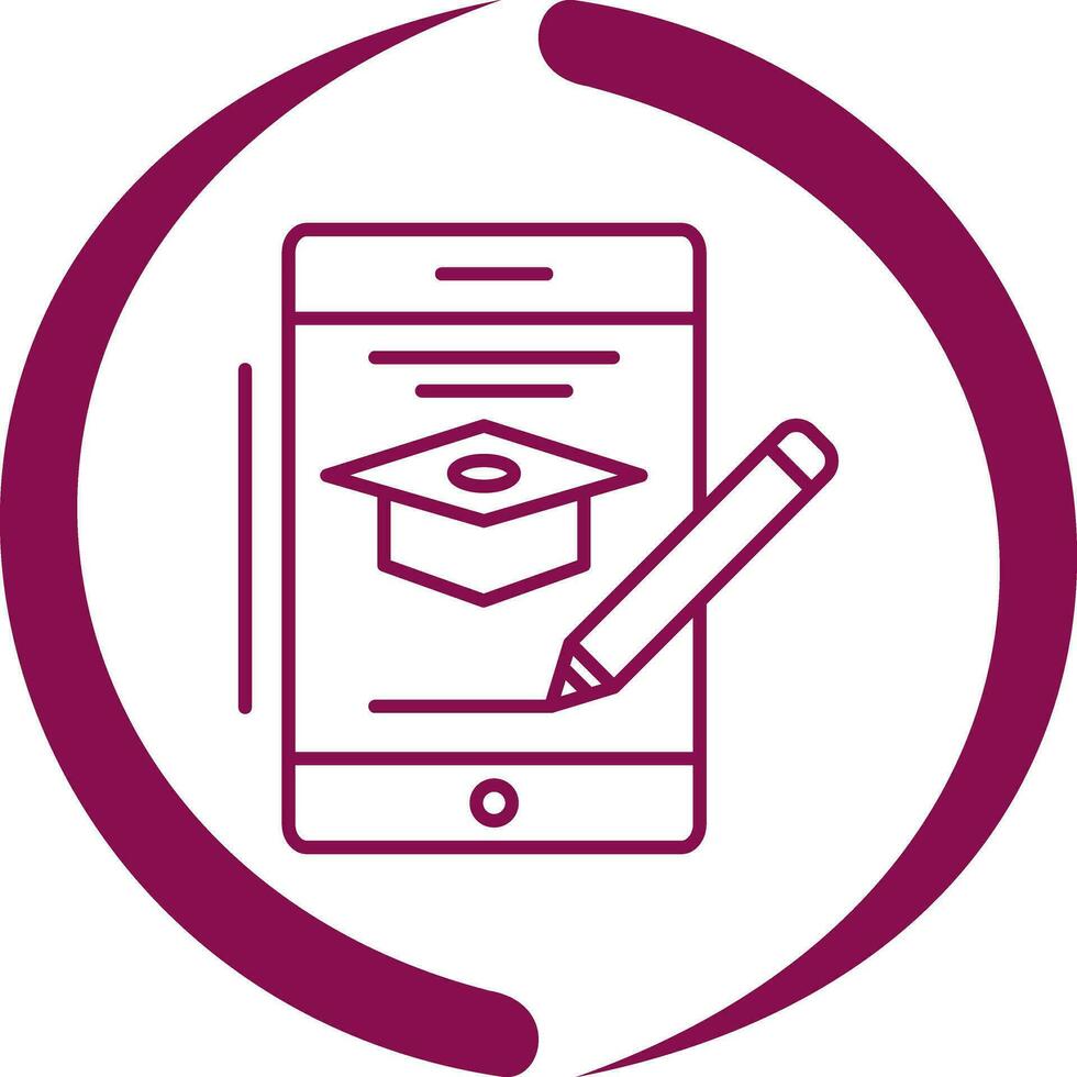 Online Course Vector Icon