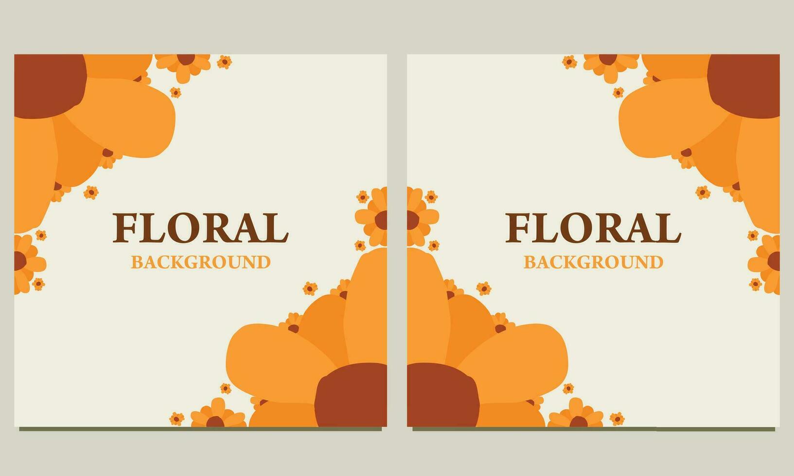 flower petal social media post background. Suitable for social media post, banner design and internet ads. vector