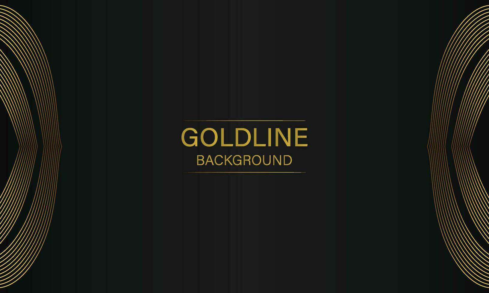 luxury abstract gold line on black background vector