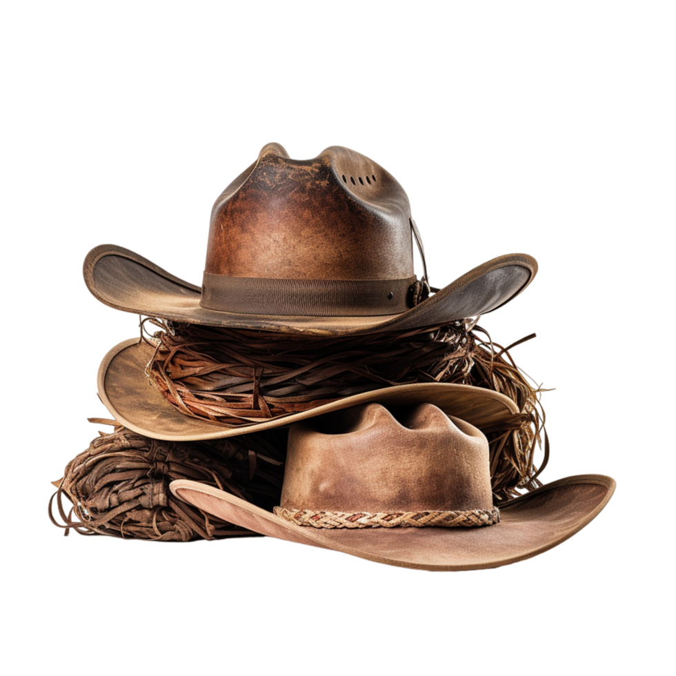 cowboy hats ai generative png