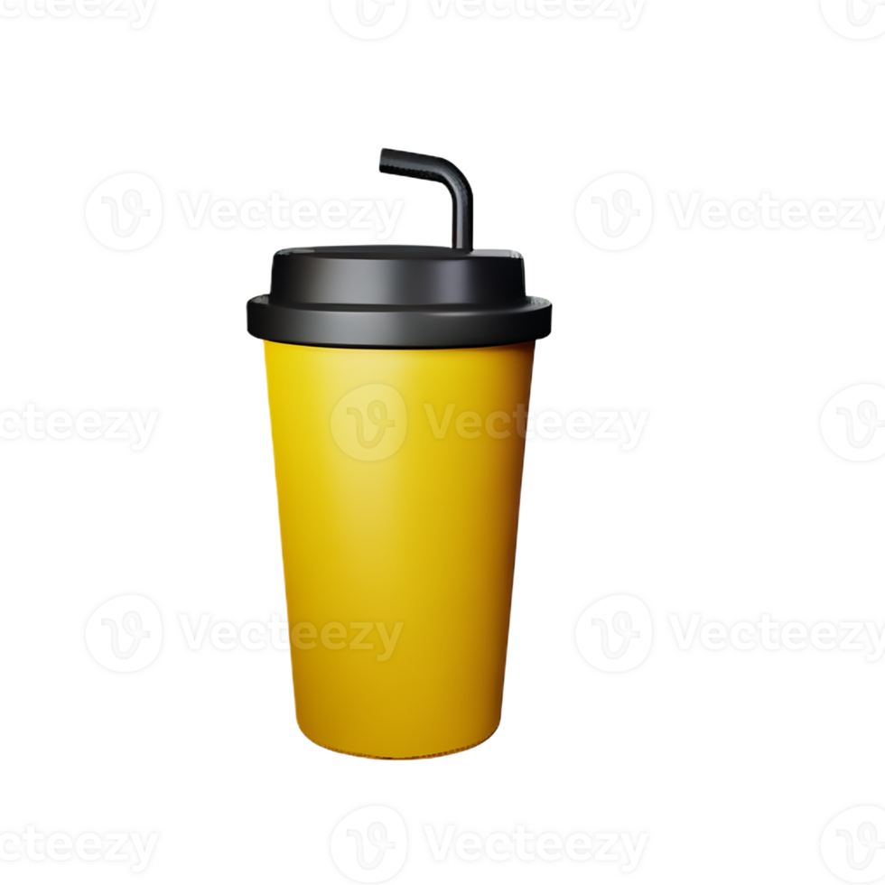 lemonade 3d rendering icon illustration png