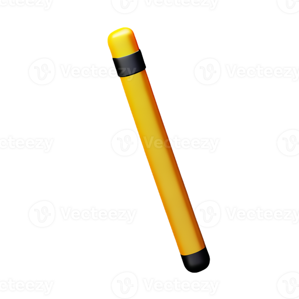 stick 3d rendering icon illustration png