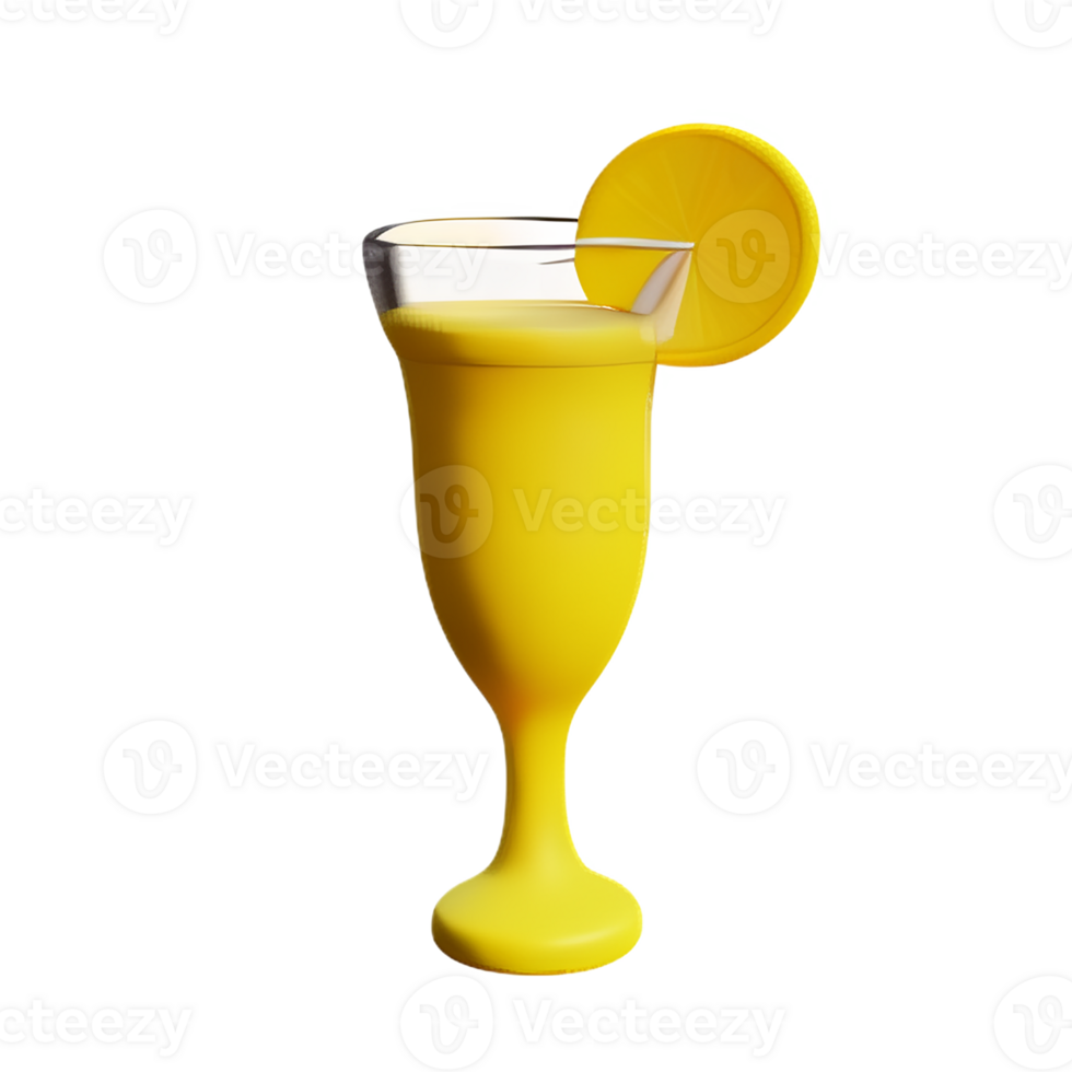 lemonade 3d rendering icon illustration png