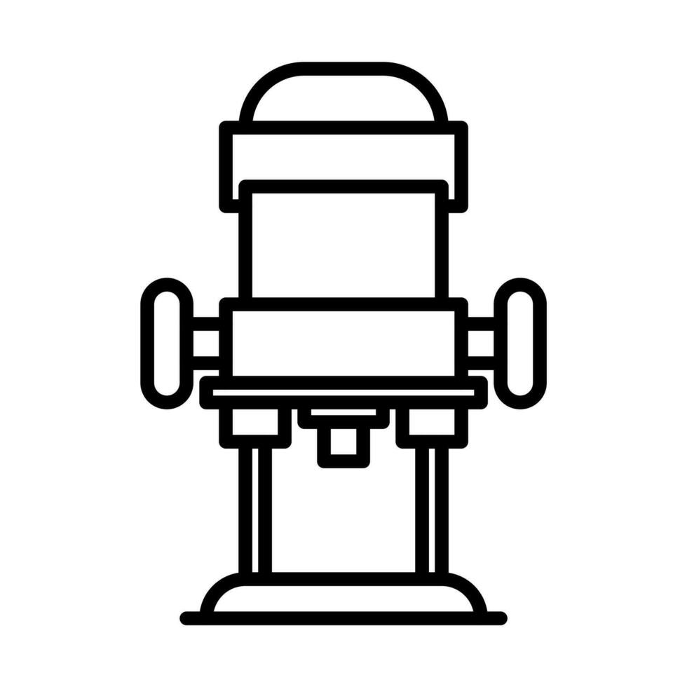 wood router carpentry icon in line style vector