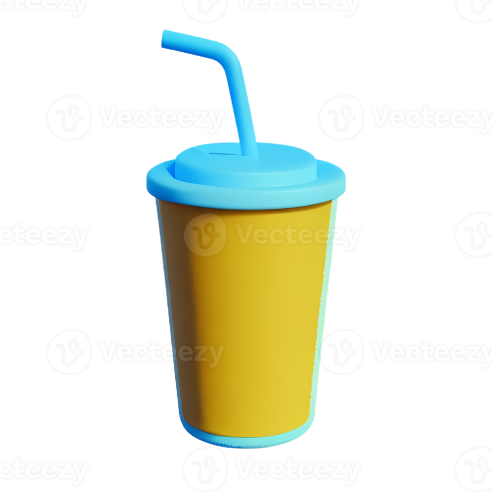 lemonade 3d rendering icon illustration png