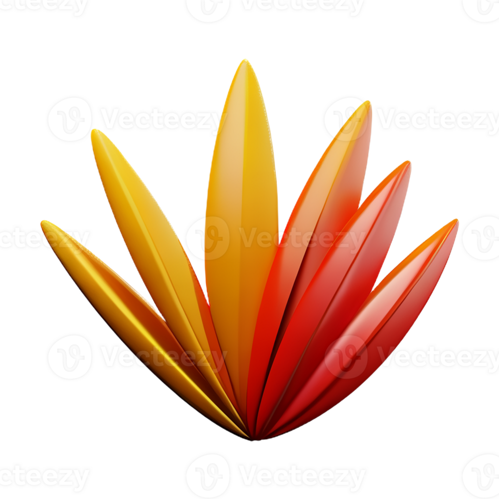 dried flowers 3d rendering icon illustration png