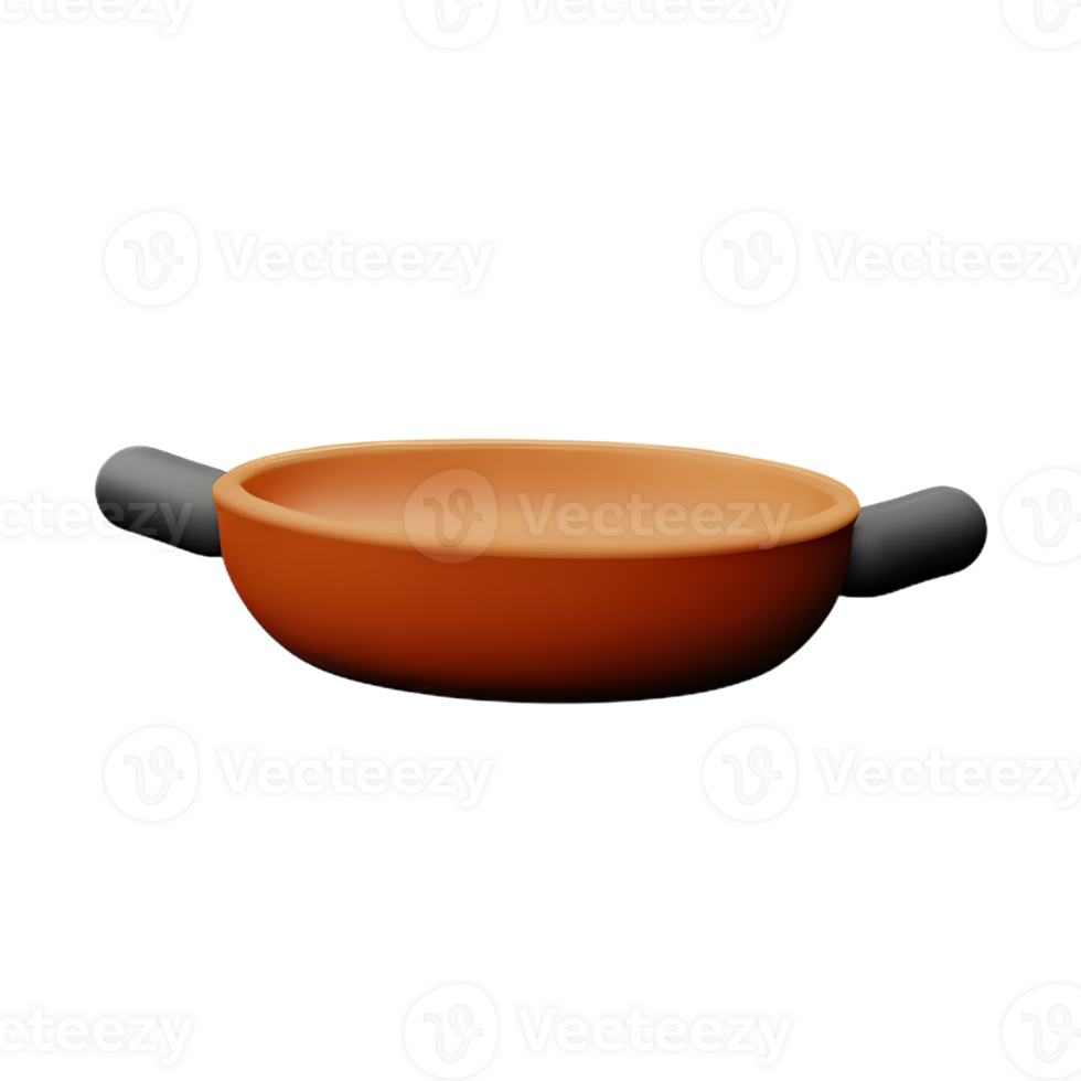 pan 3d rendering icon illustration png
