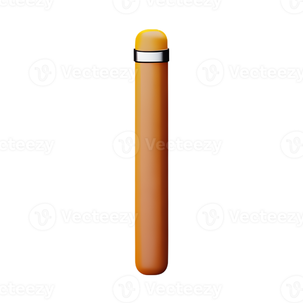 stick 3d rendering icon illustration png