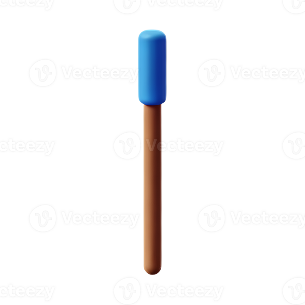 stick 3d rendering icon illustration png