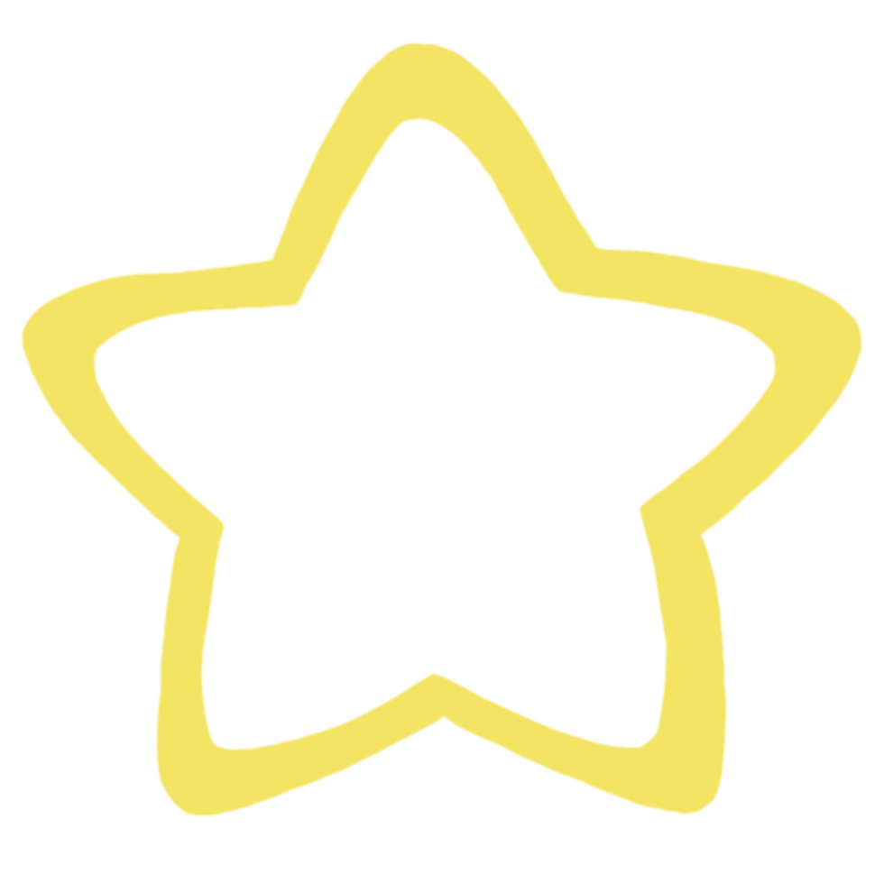 Shape yellow star png