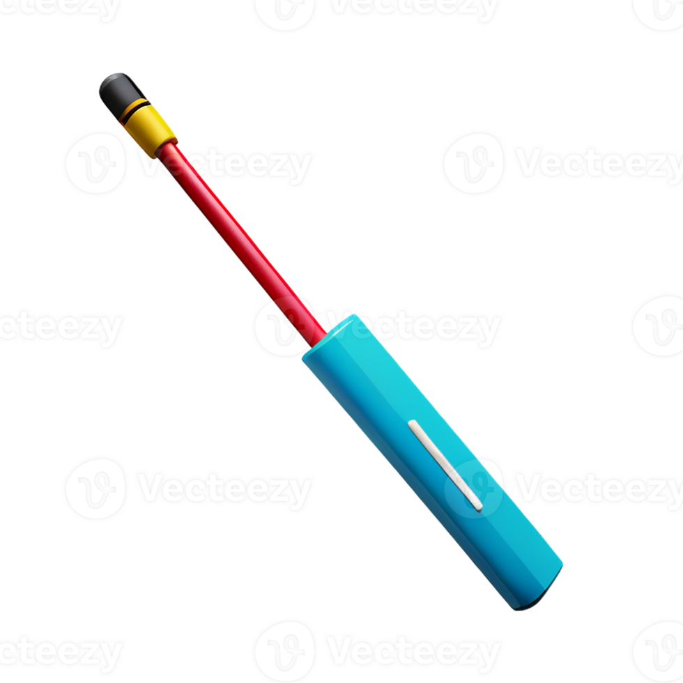 stick 3d rendering icon illustration png