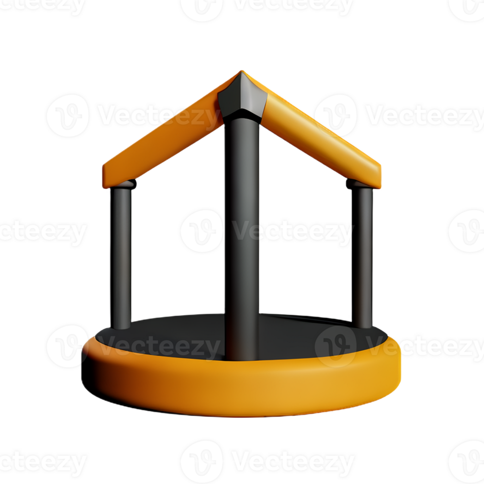 médiéval 3d le rendu icône illustration png