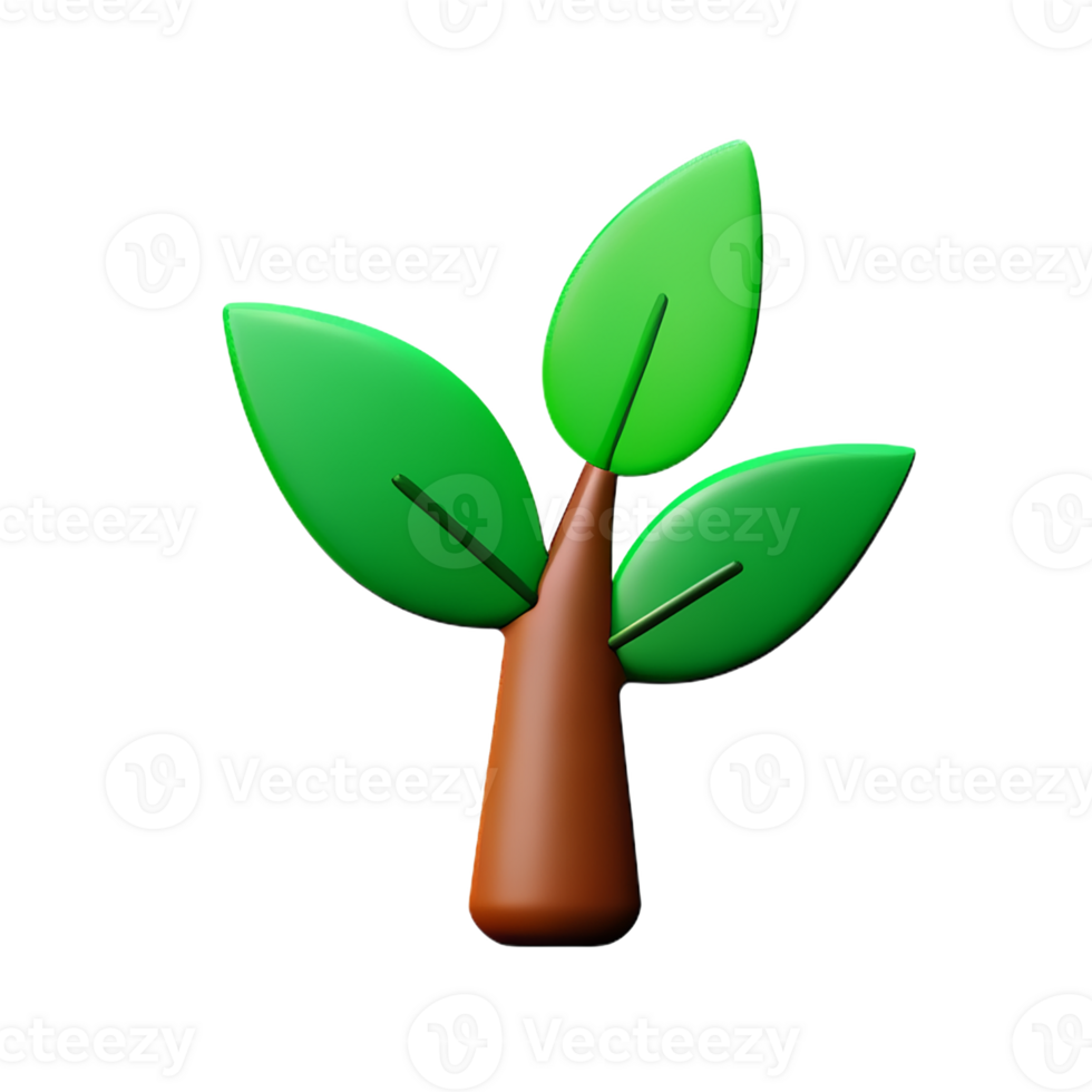 shrub 3d rendering icon illustration png
