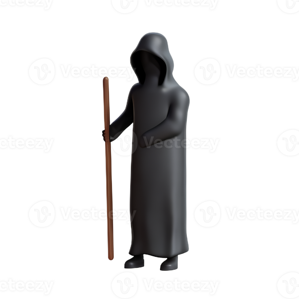 grim reaper 3d rendering icon illustration 29761574 PNG