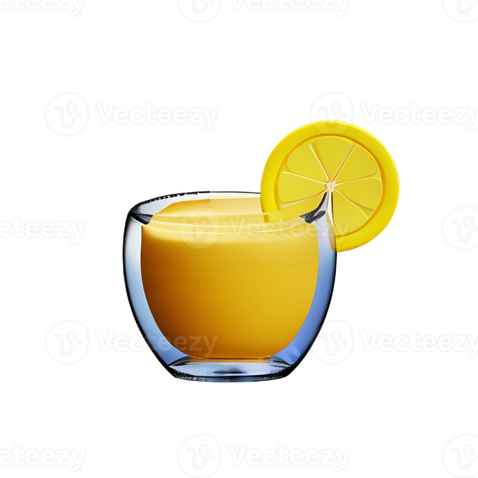 lemonade 3d rendering icon illustration png