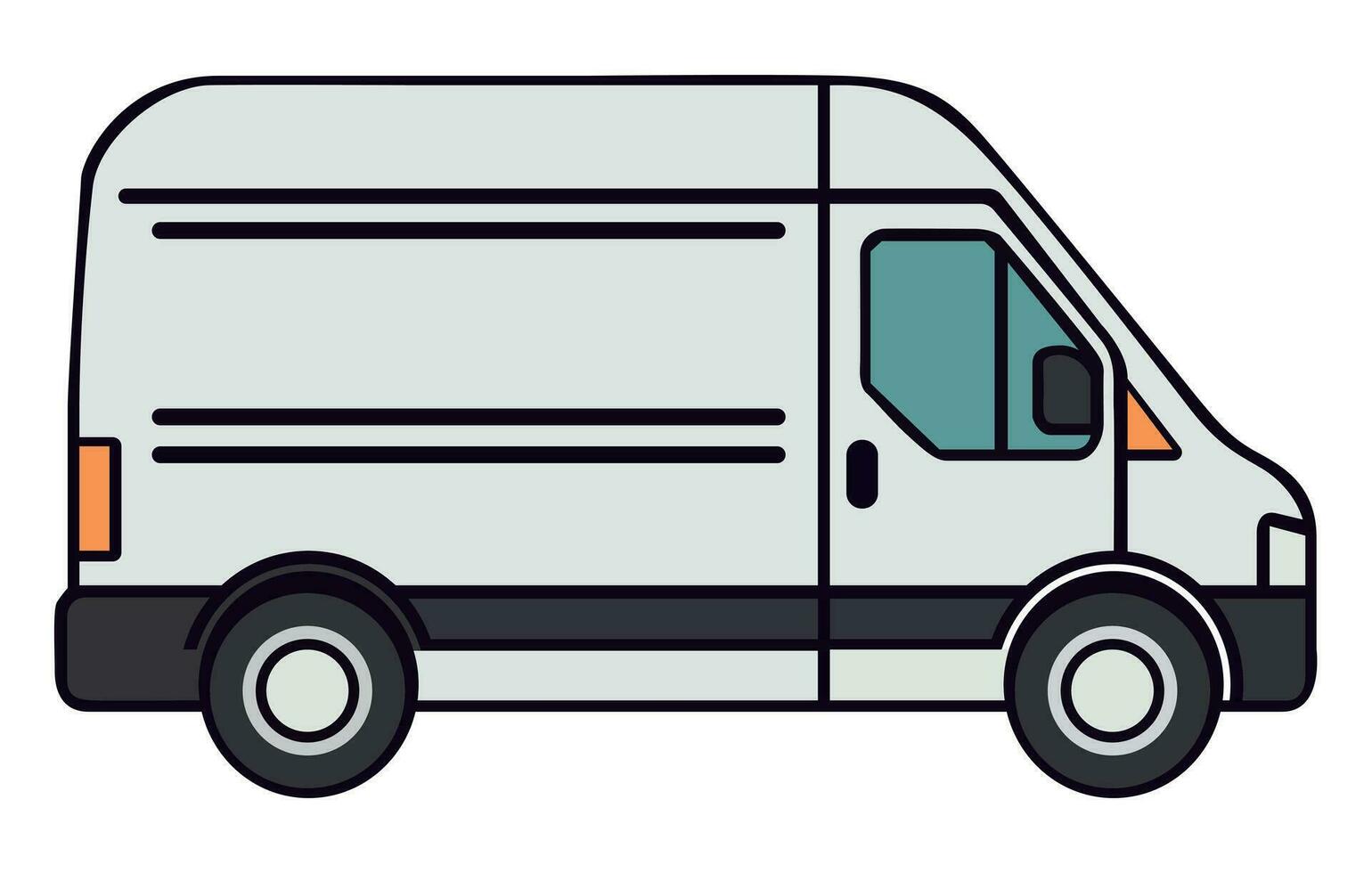 camioneta vector plano estilo ilustración