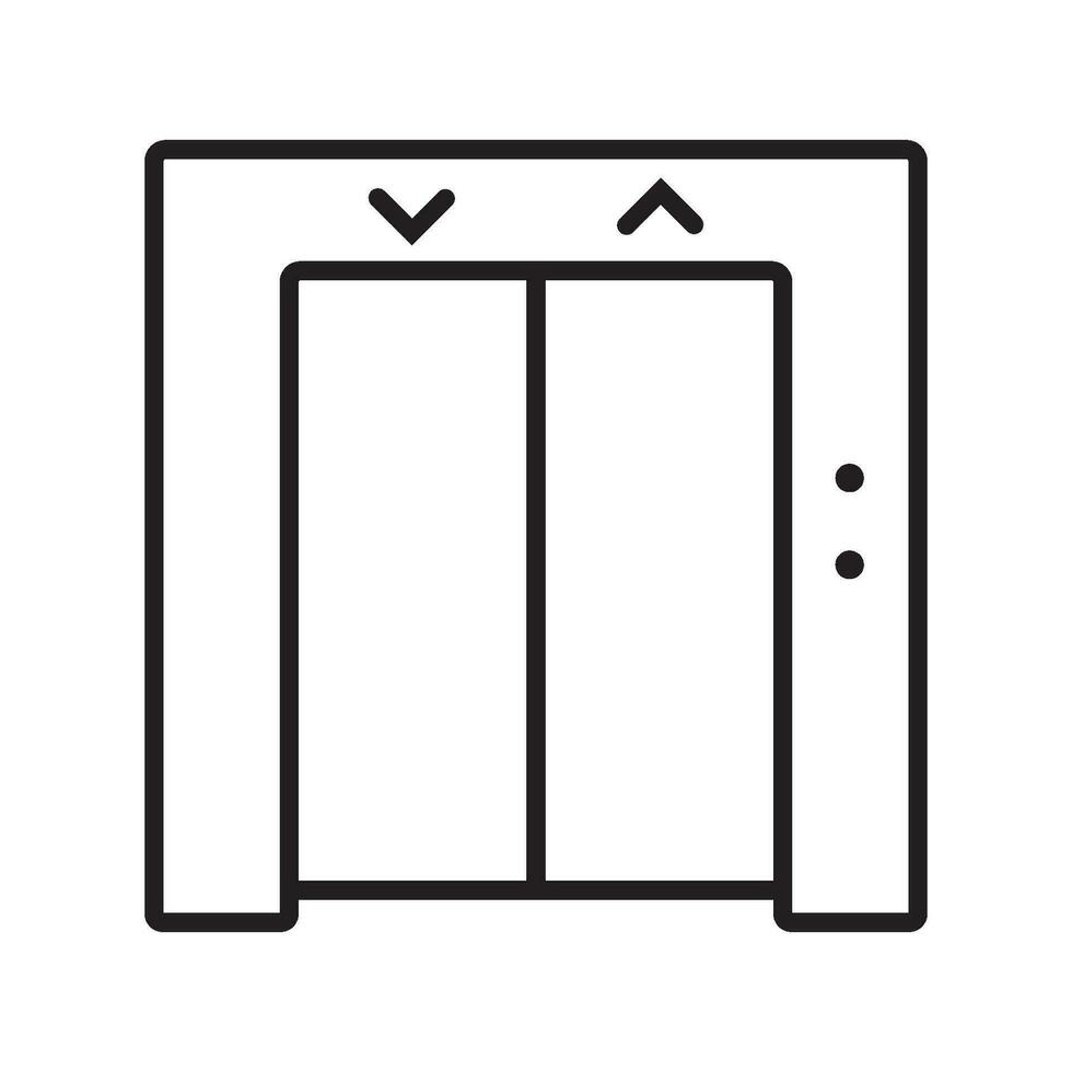 elevator icon vector