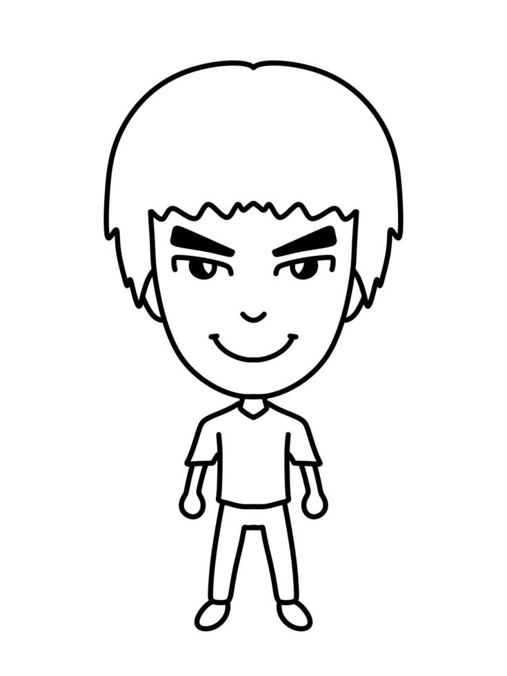 Cartoon Character Outline Stock Photos, Images and Backgrounds for Free