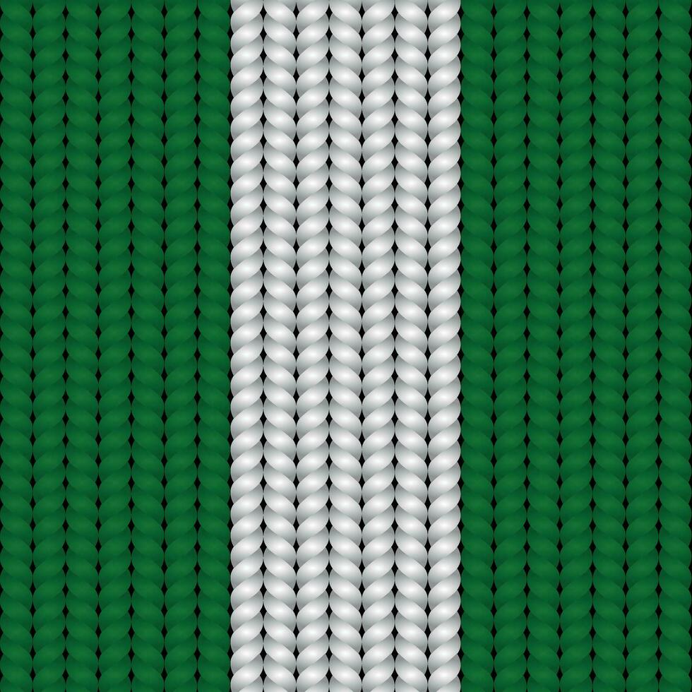 National flag braided rope vector
