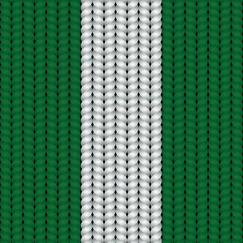 National flag braided rope vector