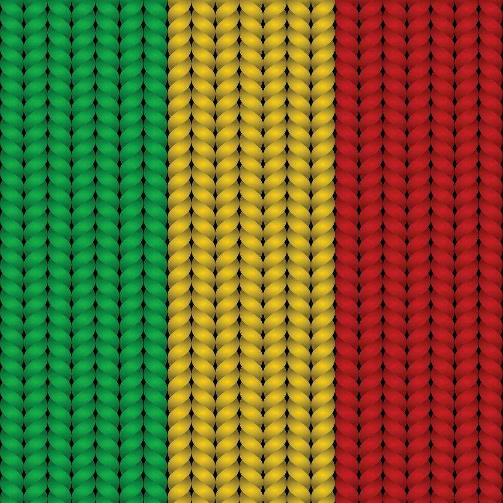 National flag braided rope vector