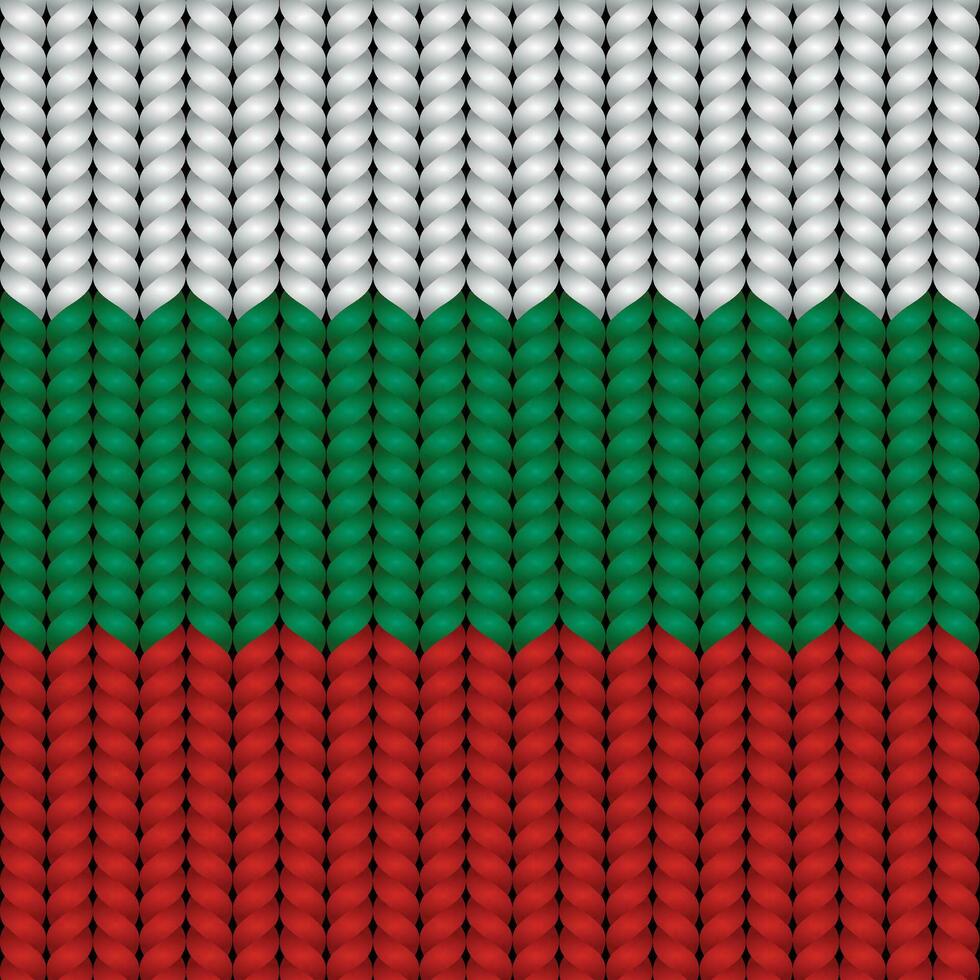 National flag braided rope vector