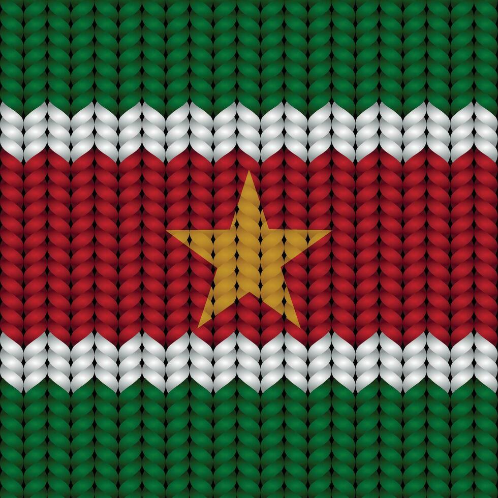 National flag braided rope vector