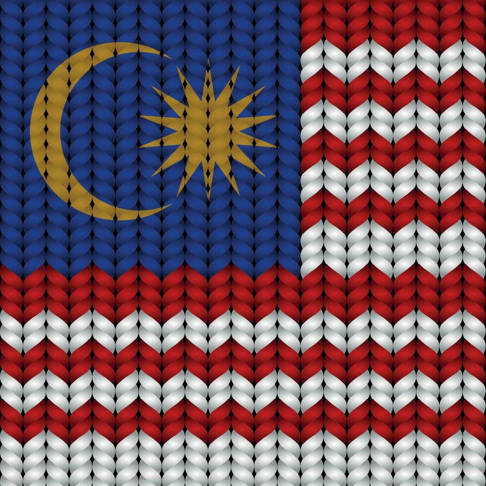 National flag braided rope vector