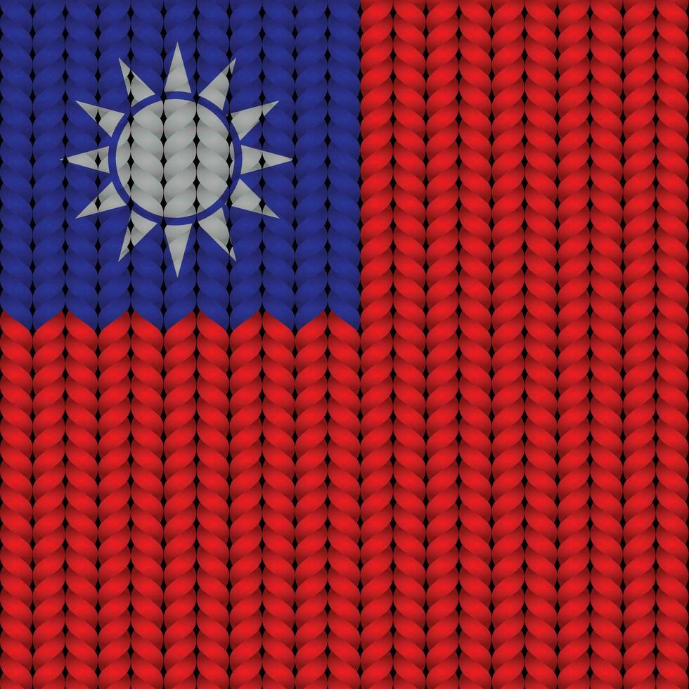 National flag braided rope vector