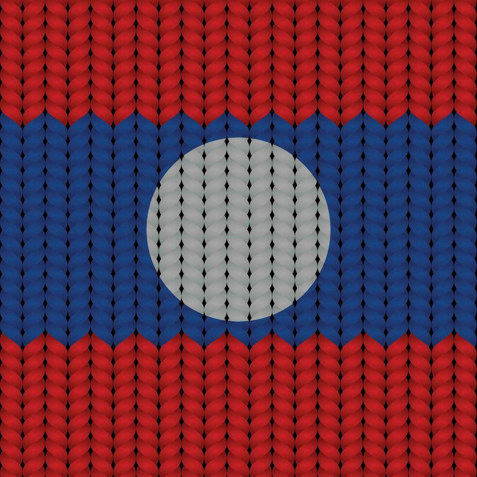 National flag braided rope vector