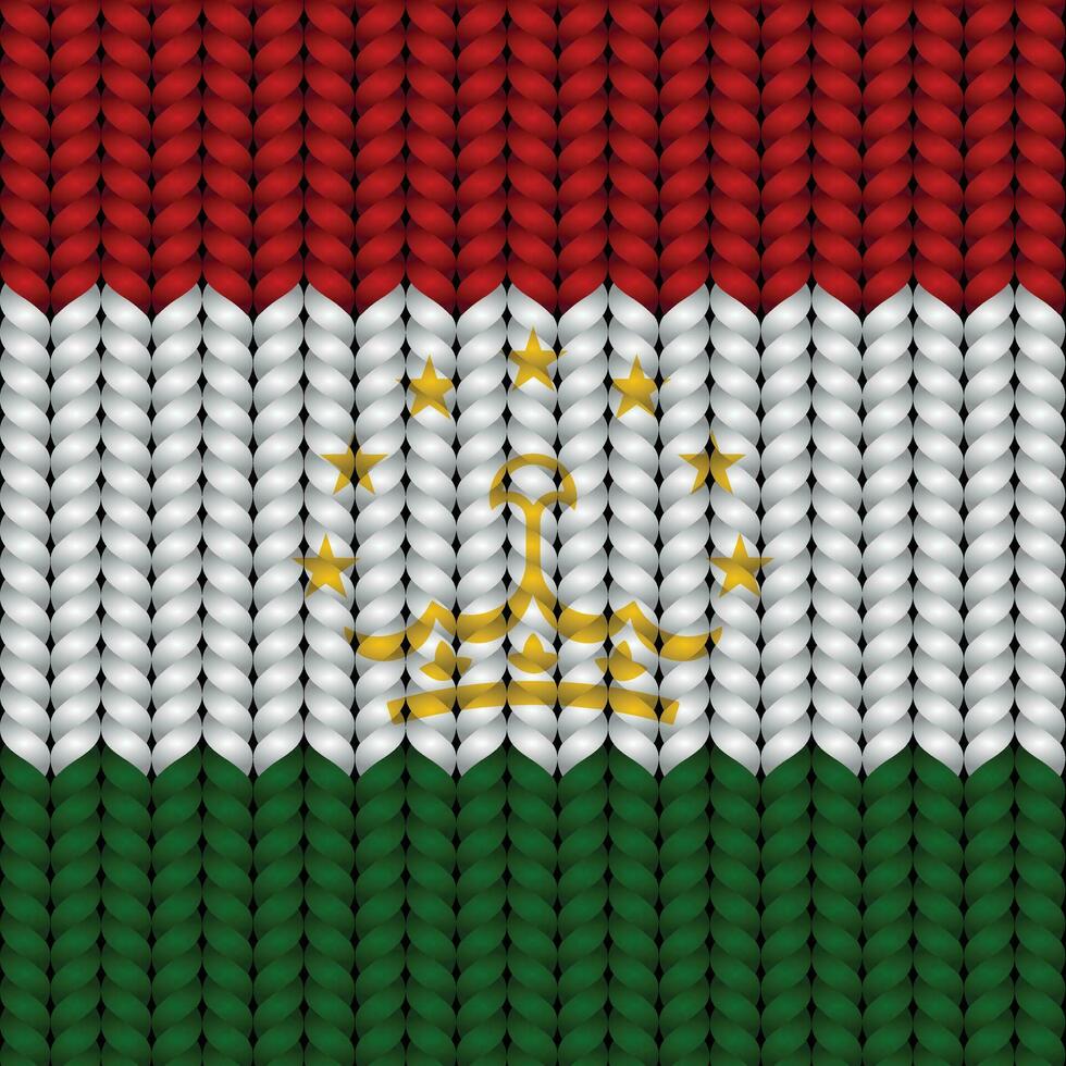 National flag braided rope vector