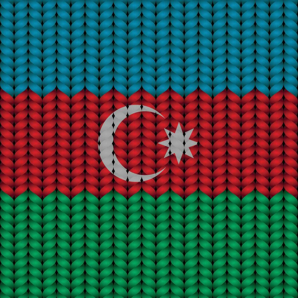 National flag braided rope vector