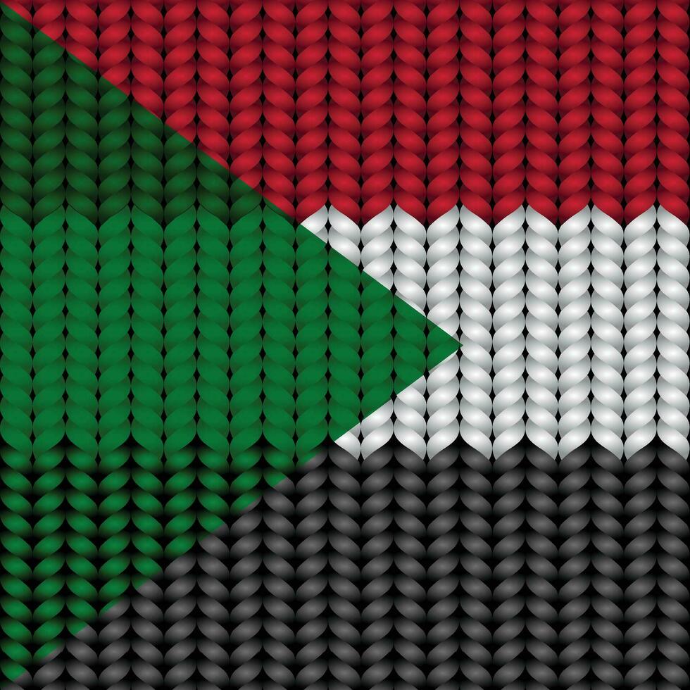 National flag braided rope vector