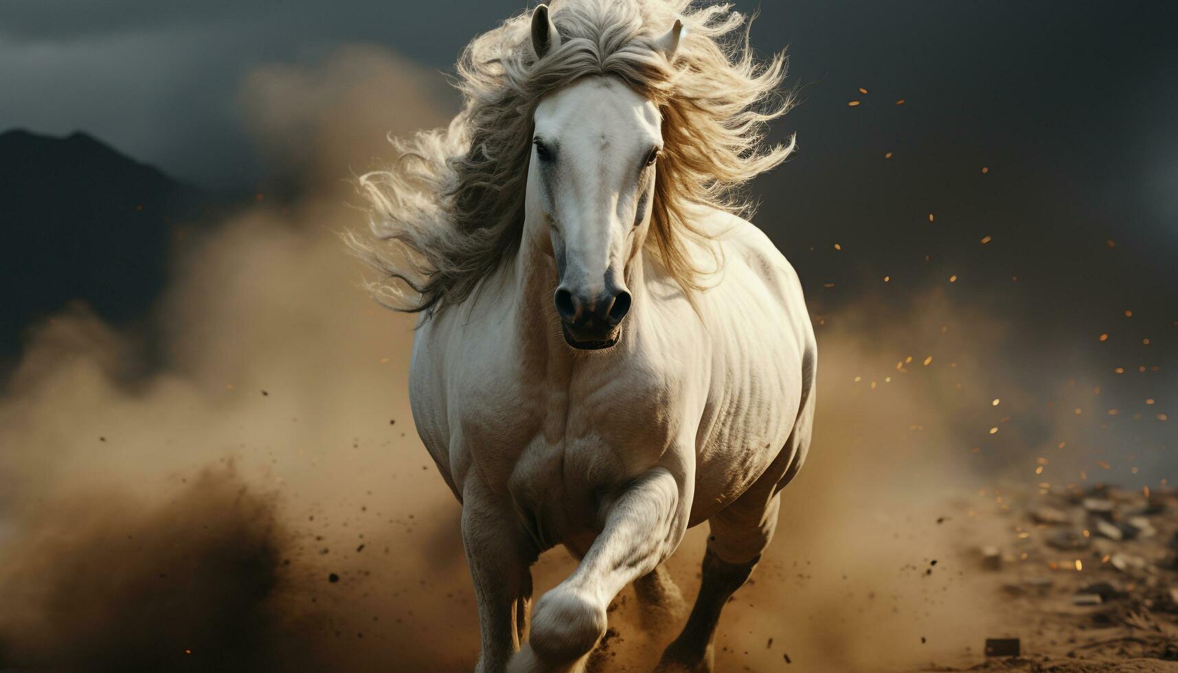 Mustang Horse Running Wallpaper
