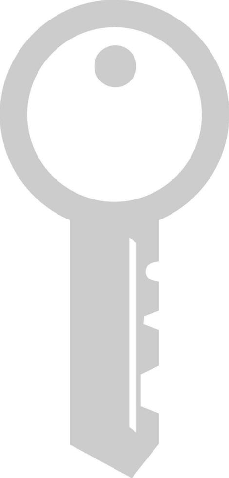 Key logo flat icon vector illustration