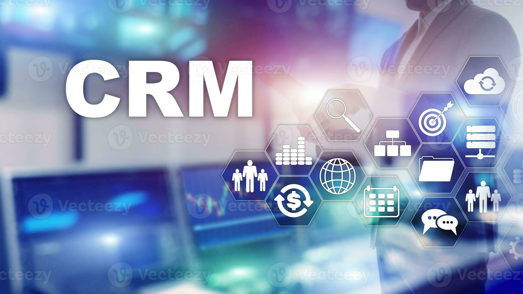 Business Customer CRM Management Analysis Service Concept. Relationship Management photo