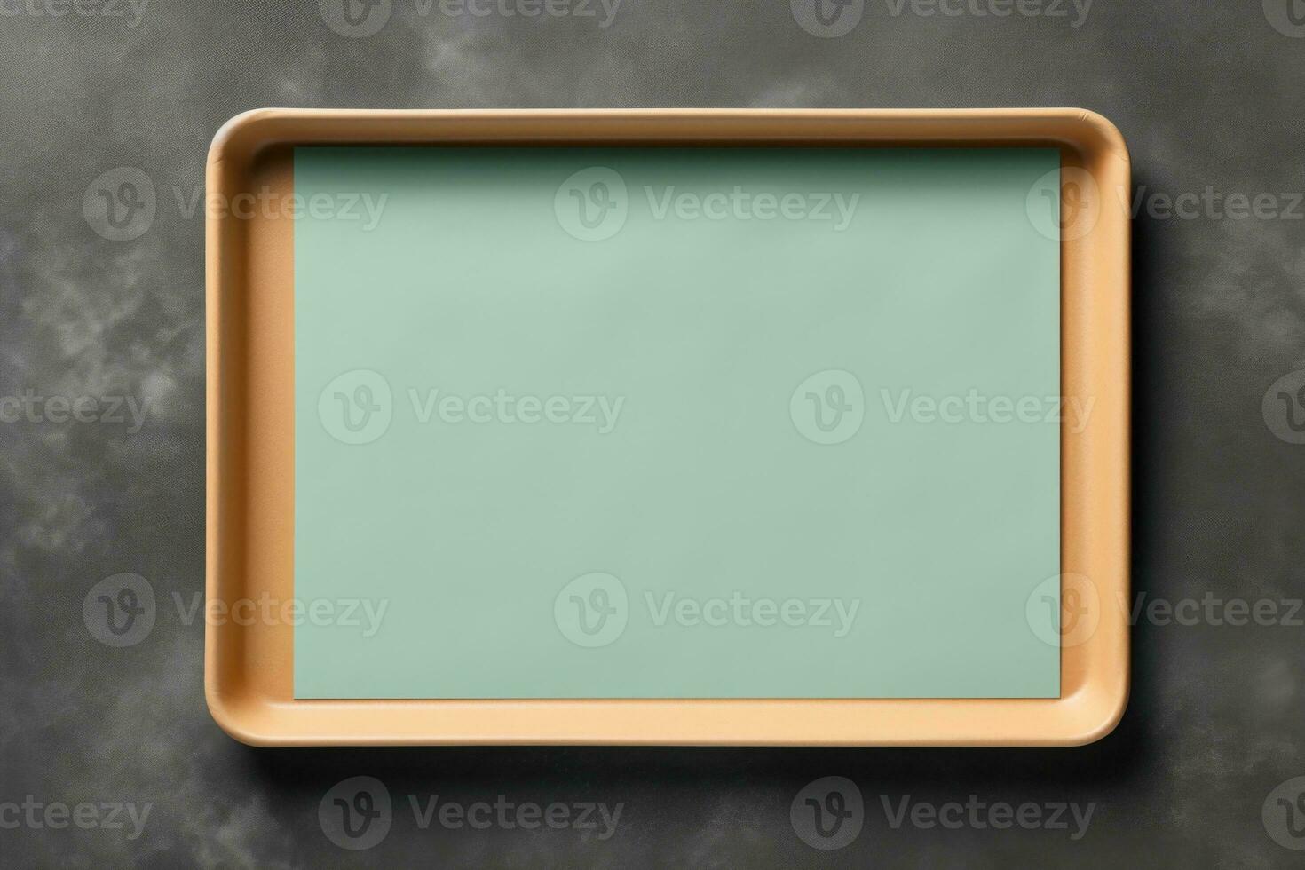 Paper tray mockup AI generated photo