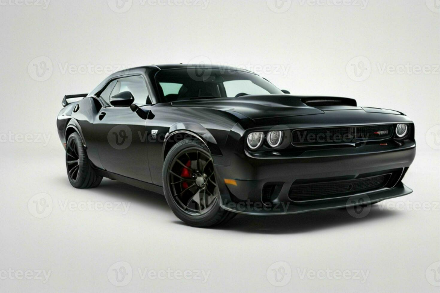 Dodge Challenger SRT Hellcat Redeye Muscle Car. AI Generative Pro Photo