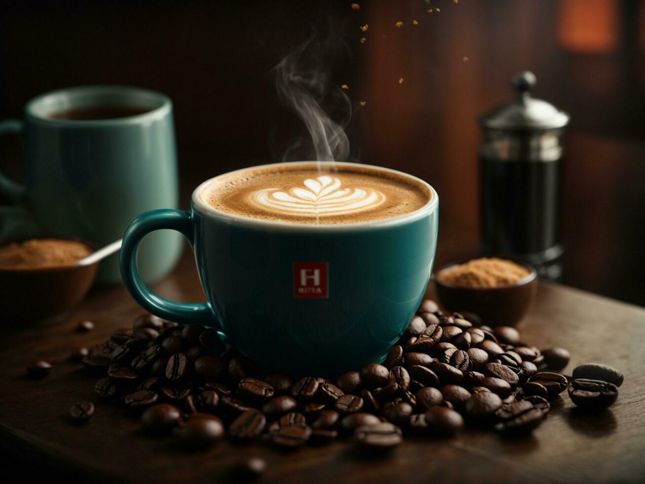 coffee day,ai generative photo