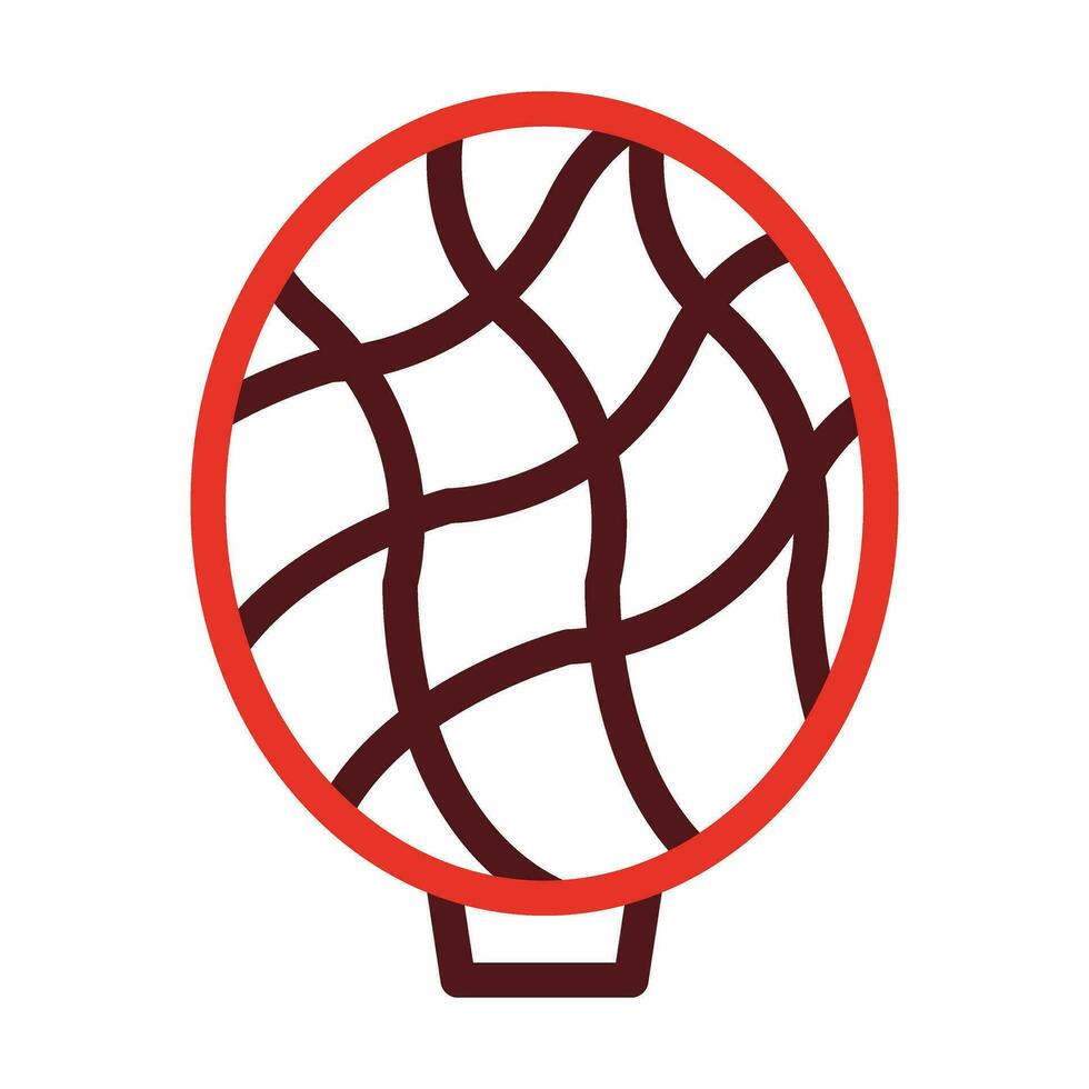 Radicchio Thick Line Two Color Icons For Personal And Commercial Use. vector