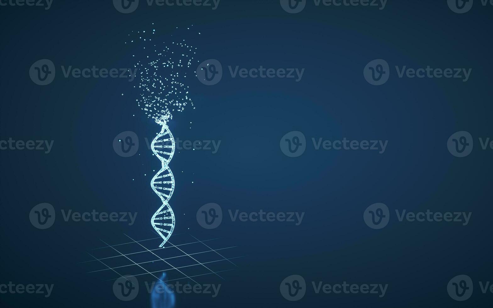 DNA and chromosomes,genes and inheritance,3d rendering. photo